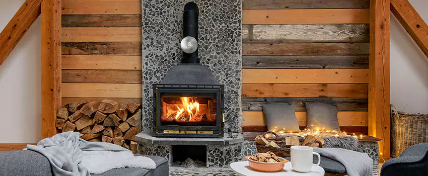 Thelin Hearth Products Direct Vent Gas Stove Fireplace Inspection in Shreveport, Louisiana